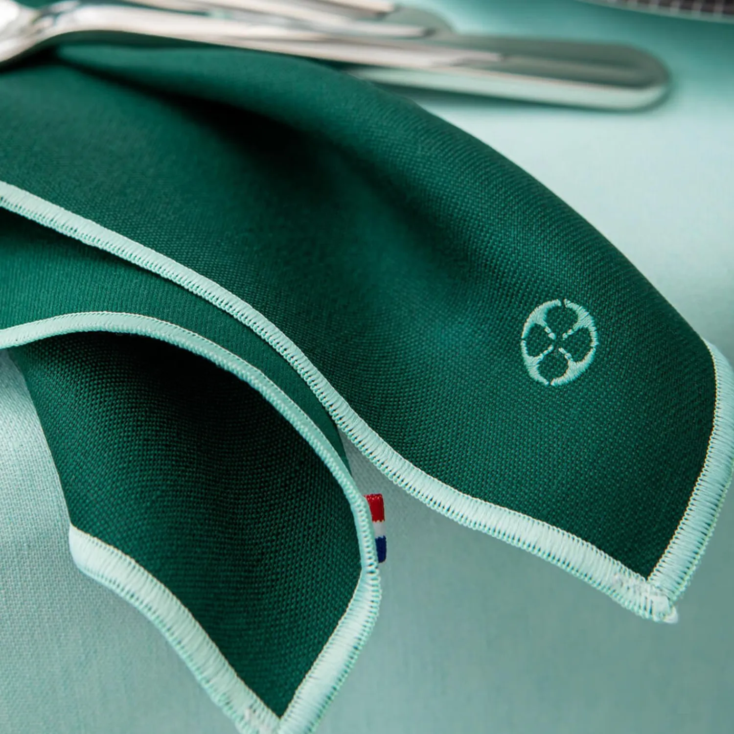 Degrenne Nuances Coton & Lin Vert Emeraude Fashion