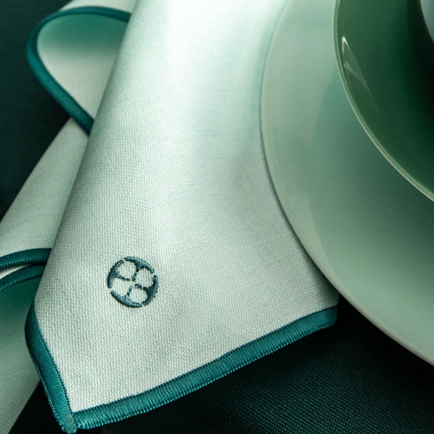 Degrenne Nuances Coton & Lin Vert Menthe Hot